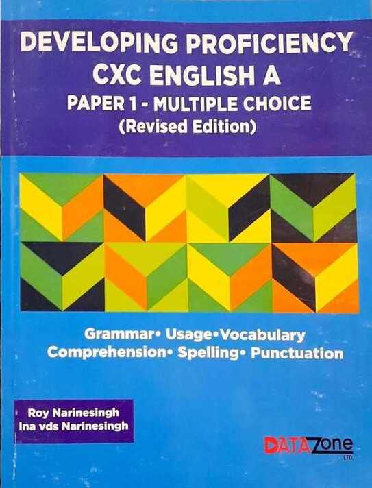 Developing Proficiency In Cxc English A Paper 1 Multiple Choice