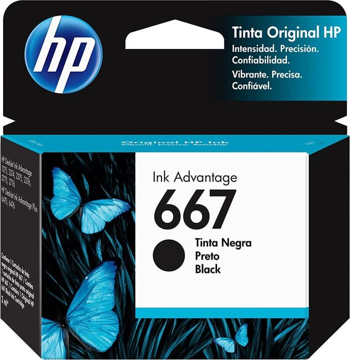HP 667 Black Ink Catridge