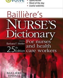 Bailliere's Nurses Dictionary