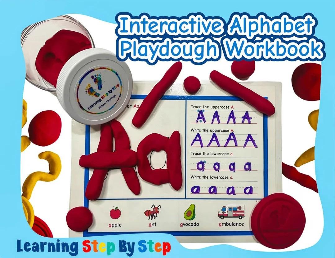 Interactive Alphabet Playdough Workbook